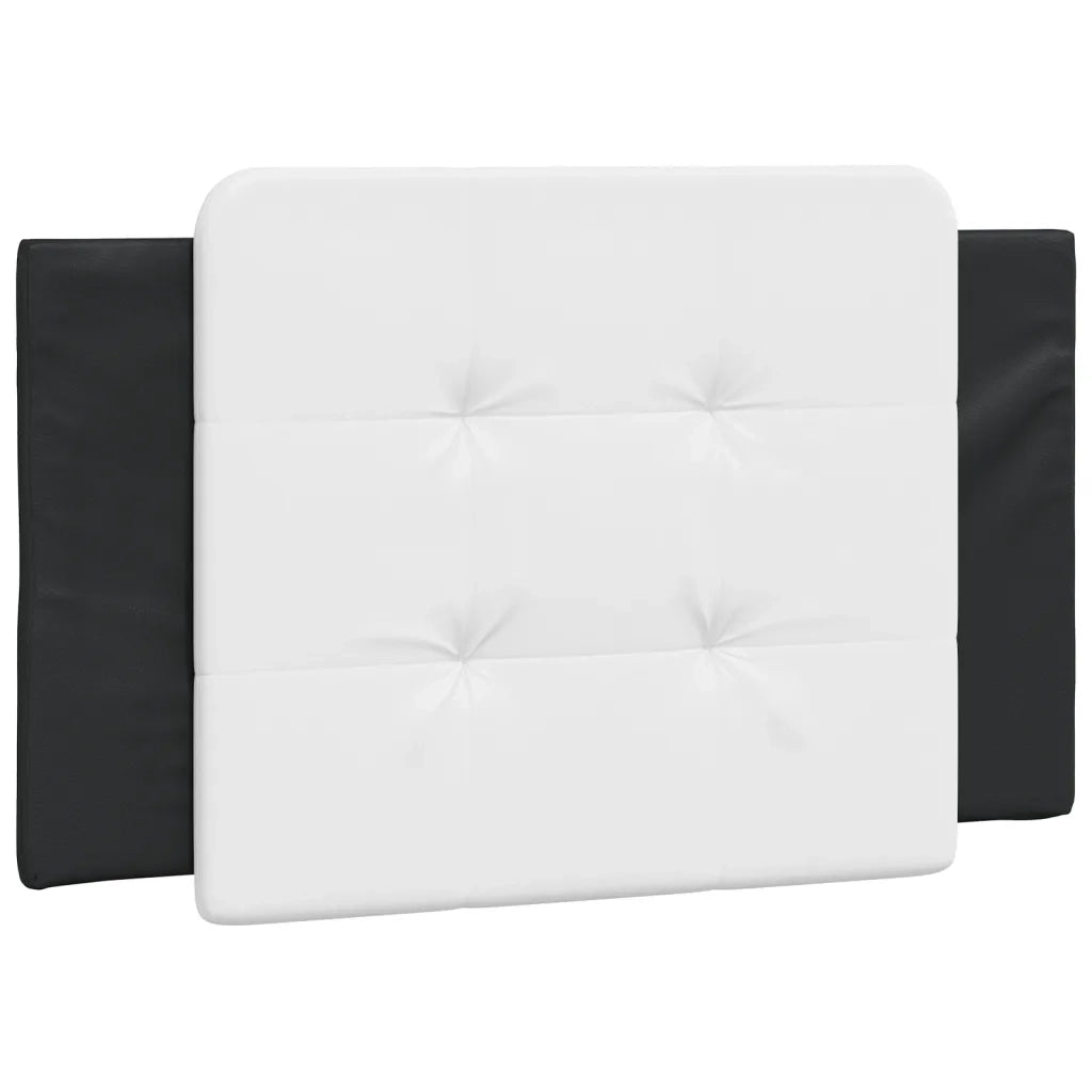 Giroletto senza Materasso Zadar Nero e Bianco 90x190 cm in Similpelle