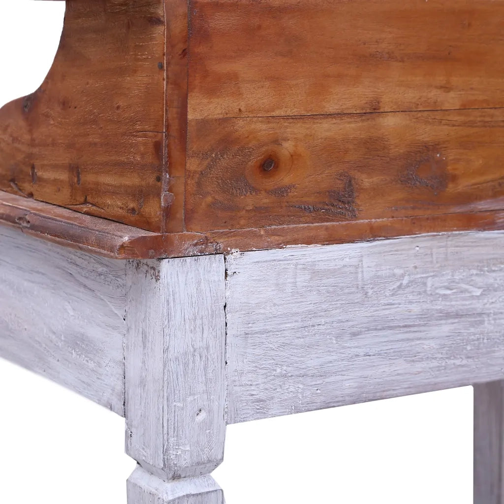 Scrivania con Cassetti 90x50x101 cm in Legno Massello di Mogano 283911