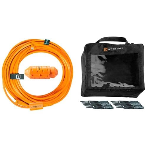 Tether Tools USB-C v. sist. cavi C 9,40m right orangeo
