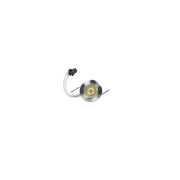 Punto luce led ad incasso 1w tondo blu silver