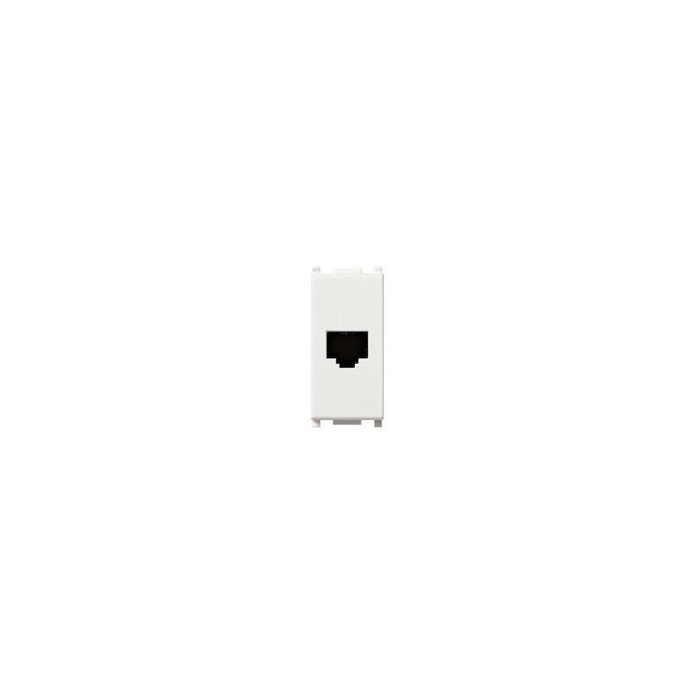 Trade Shop - Serie Living International Compatibile Apparecchi Di Comando Moduli Prese Interr -     Presa Telefono Rj11