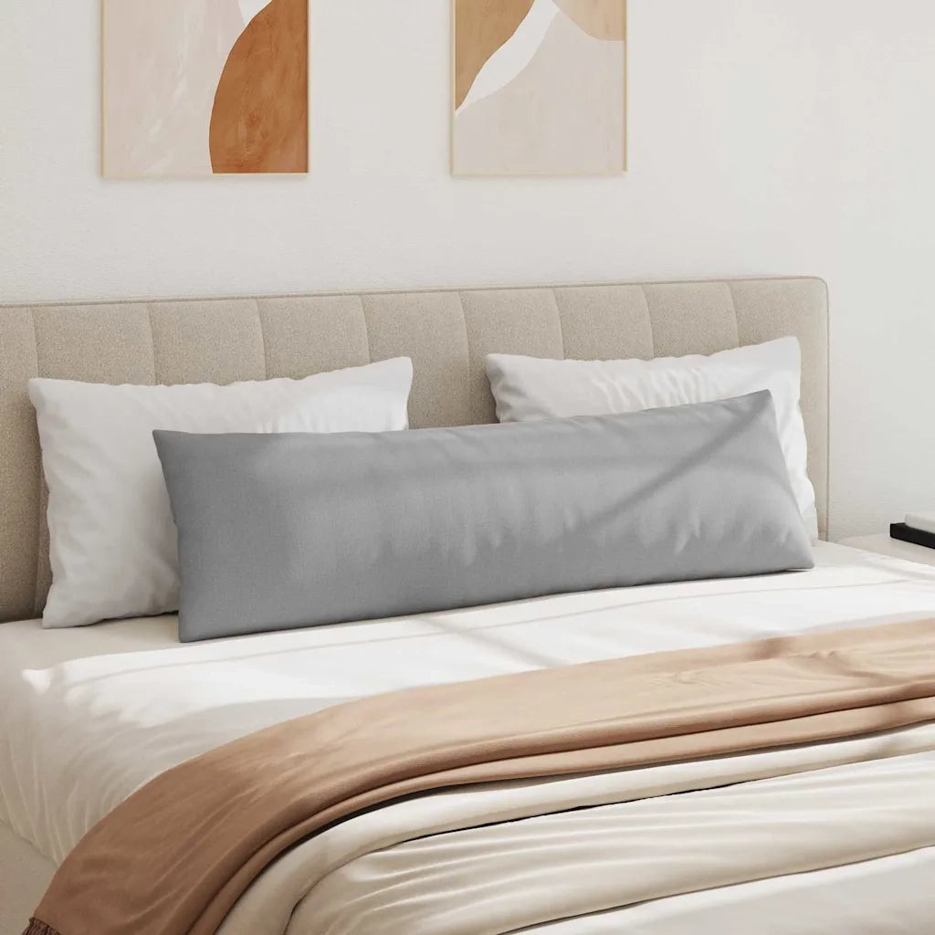Cuscini da Divano 2 pz | Cuscini per sedie Grigio Nuvola 145 x 40 cm Tessuto