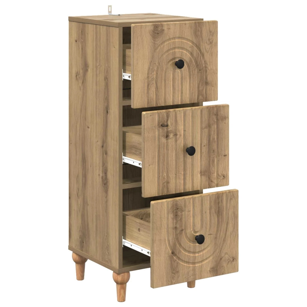 Mobile con Cassetti Rovere Artigianale 33 x 34,5 x 90 cm 894164