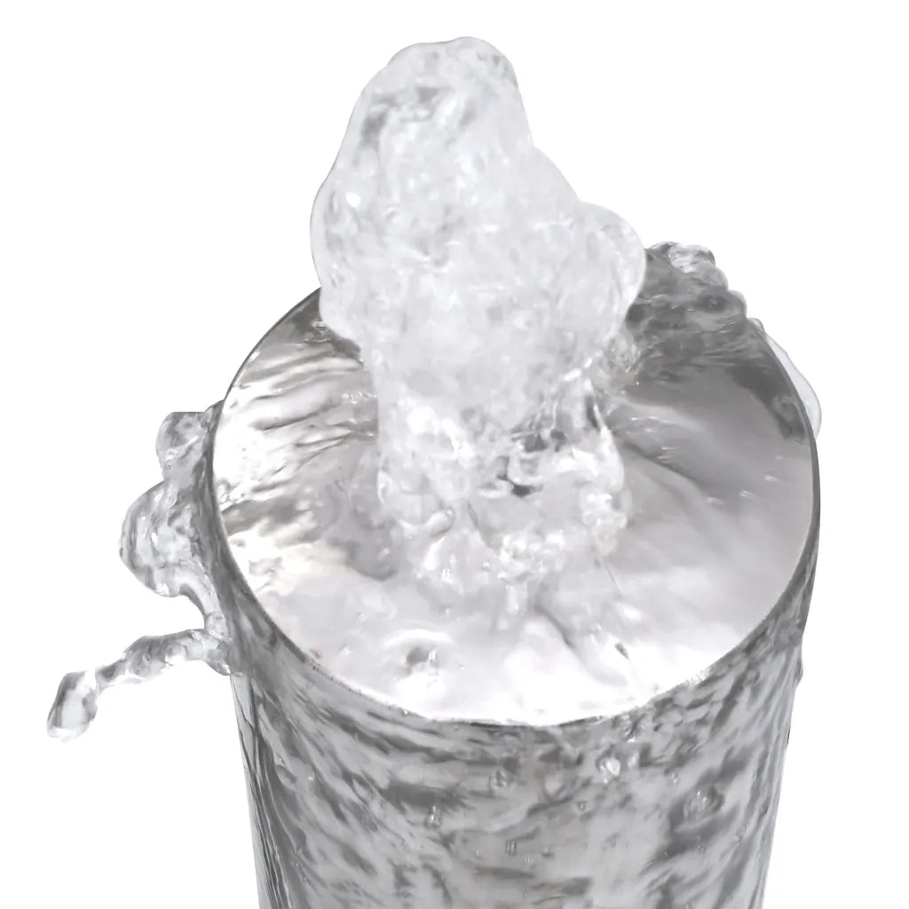 Fontana da Giardino Argento 48x34x123 cm in Acciaio Inox 48091