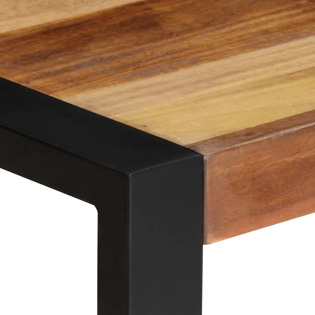 Tavolo da Pranzo 70x70x75 cm in Legno Massello di Acacia 321598