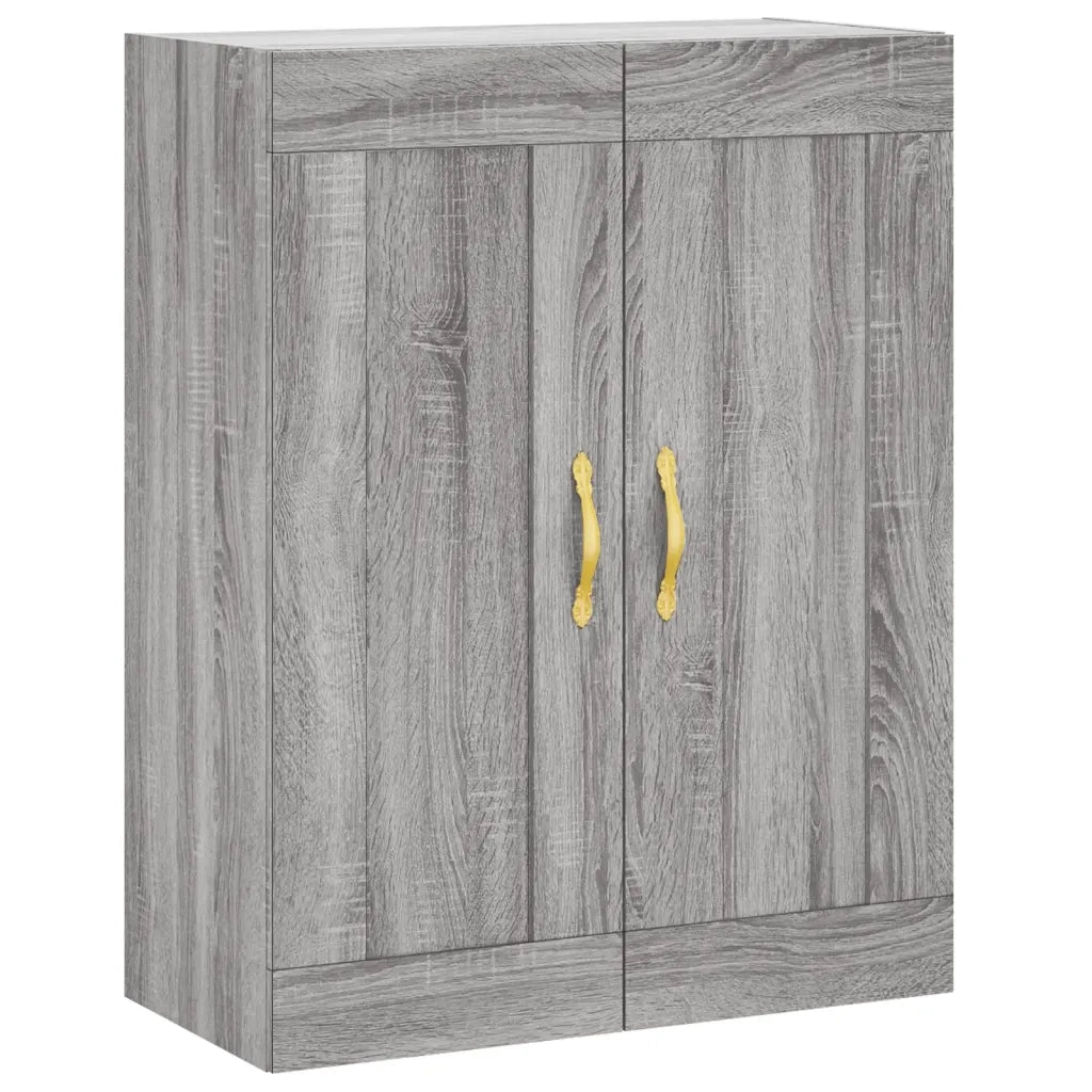 Credenza | Madia | Buffet da pranzo | Armadio da pranzo Grigio Sonoma 69,5x34x180 cm in Legno Multistrato