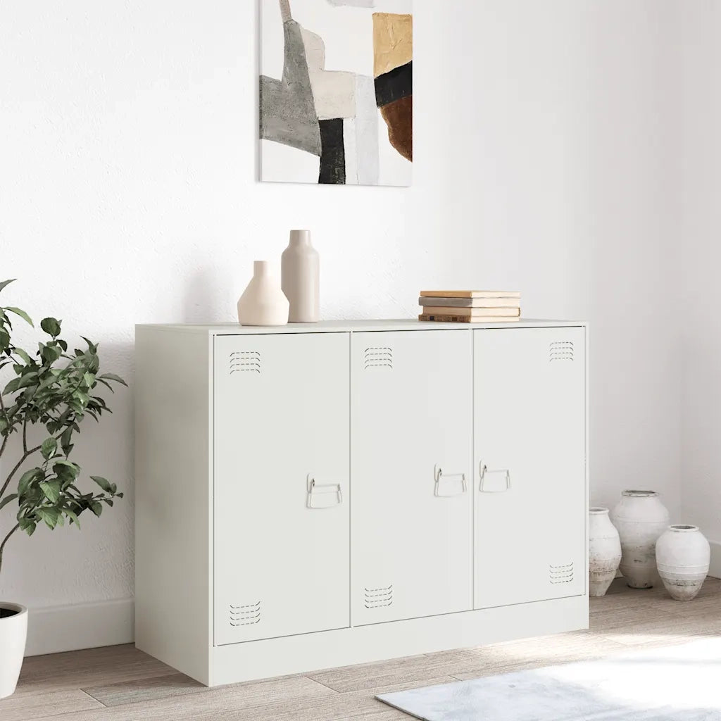 Credenza-Buffet-Armadio da cucina Rosa 99x39x73 cm in Acciaio 709629