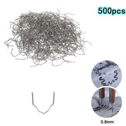GRAFFETTE PUNTI METALLICI PER PISTOLA SALDATORE PLASTICA 500PZ 0.8MM - CORNER