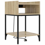 Armadio da Notte con lo scaffale Rovere Sonoma 40 x 40 x 61 cm 859472