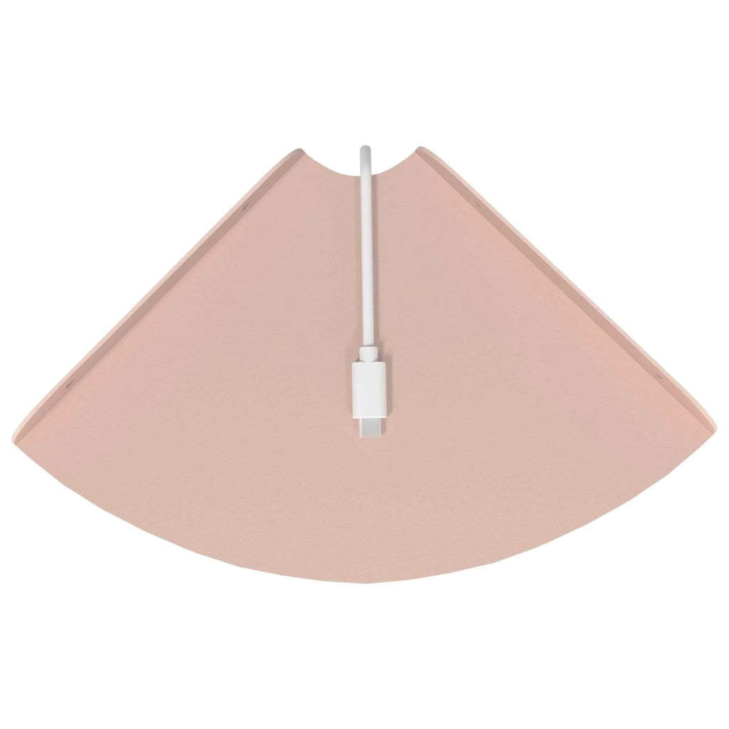 Mensola sospesa con lo scaffale 2 pcs Rosa 18 x 18 x 2 cm 8004088