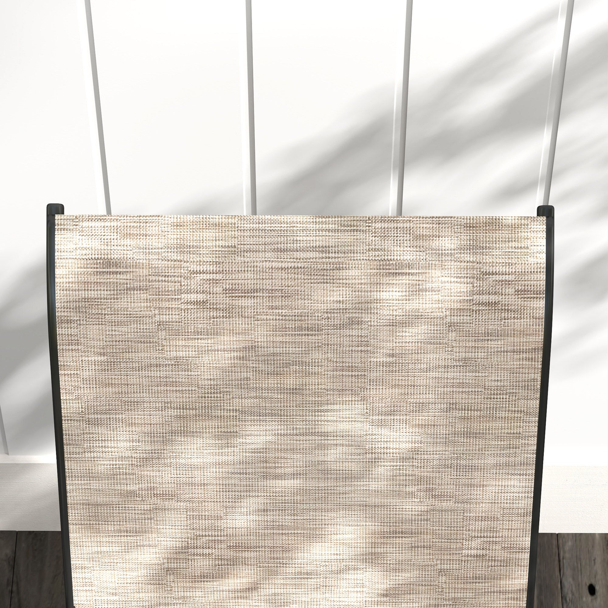 Panchina 2 Posti da Giardino 152x72x95 cm con Braccioli e Tavolino Basso Centrale in Vetro Marrone e Nero