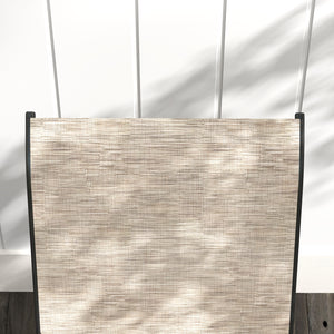 Panchina 2 Posti da Giardino 152x72x95 cm con Braccioli e Tavolino Basso Centrale in Vetro Marrone e Nero