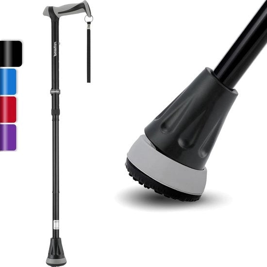 Wandalo per anziani e disabili - con punto di rottura - aiuto per la mobilità - regolabile - per uso quotidiano - per donne e uomini