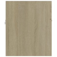 Set Mobili da Bagno 2 pz Rovere Sonoma in Legno Multistrato 804803