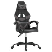 Sedia da Gaming | Sedia da e-sports Nera e Grigia in Similpelle