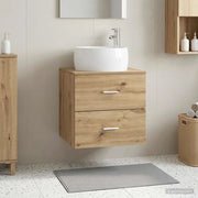 Mobile Lavabo da Parete Rovere Artigianale 49,5 x 44,5 x 66 cm
