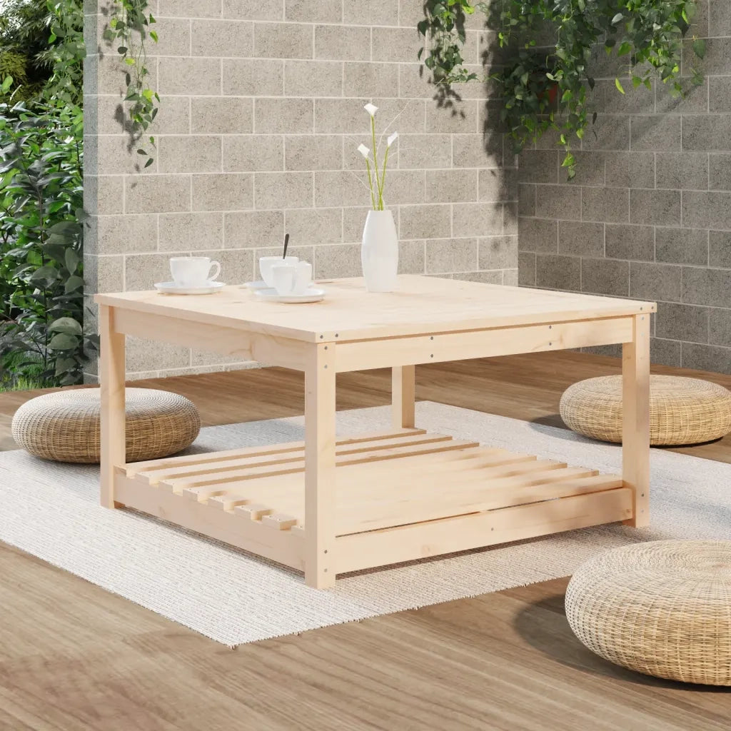 Tavolo da Giardino 82,5x82,5x45 cm in Legno Massello di Pino 824141