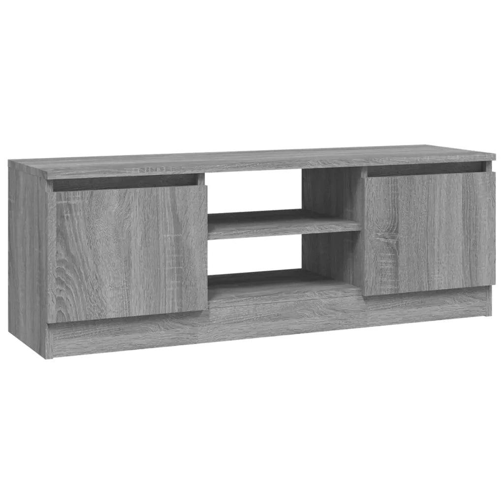 Mobile Porta TV con Anta Grigio Sonoma 102x30x36 cm cod mxl 18360