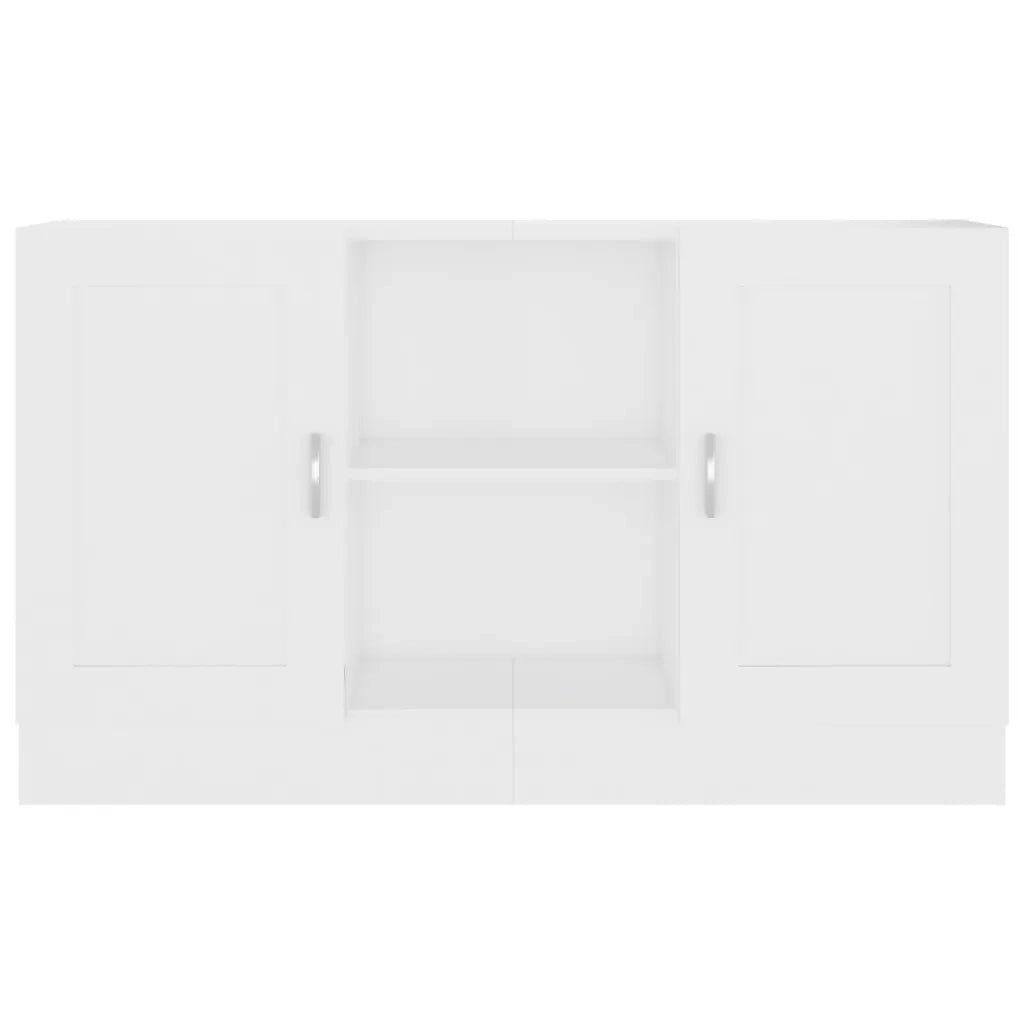 Credenza Bianca 120x30,5x70 cm in Legno Multistrato 802777
