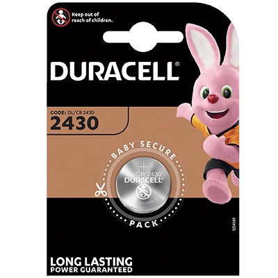 PILA SPECIALISTICA 2430 DURACELL - LITIO VOLT 3,0- 10 pezzi