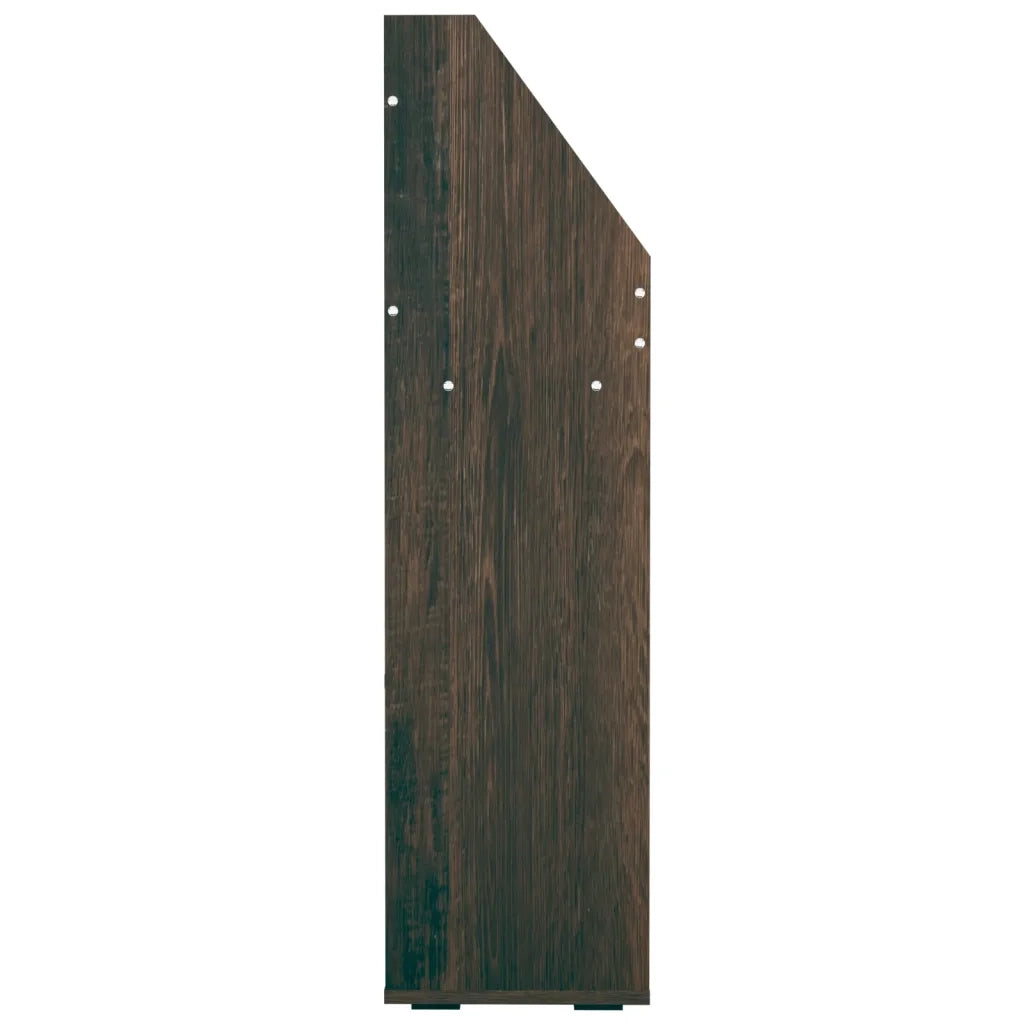 Portariviste per Bambini Rovere Fumo 71x30x114 cm Multistrato 339534