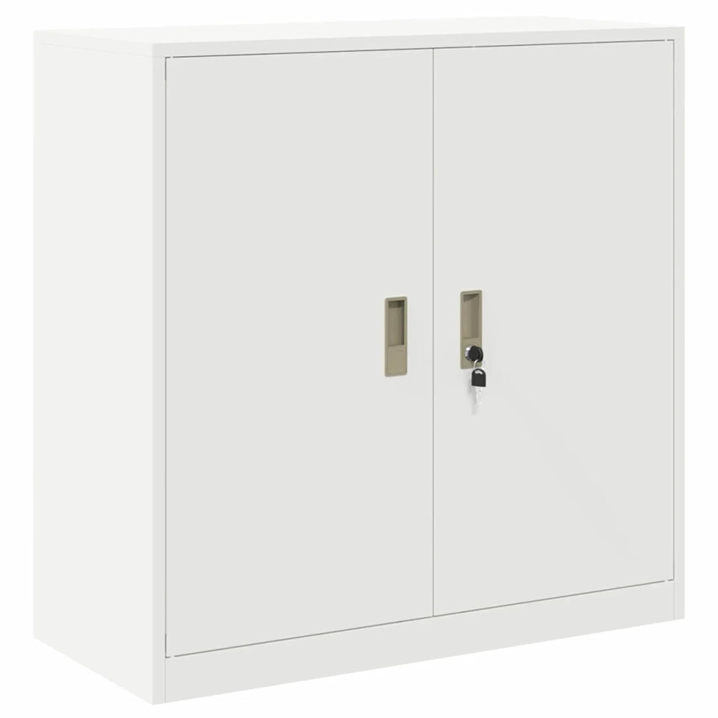 Armadio Bianco 90 x 40 x 90 cm Acciaio