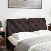 Cuscino Testiera Marrone Scuro 140 cm in Tessuto 4019222