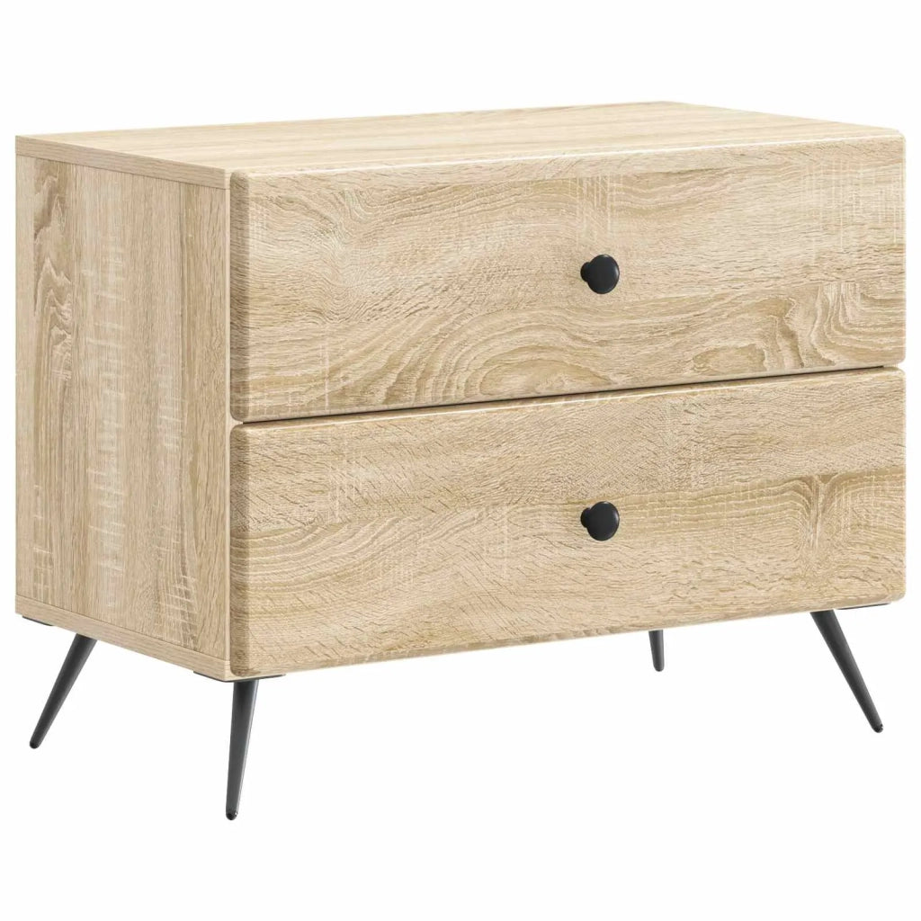 Armadio da Notte con cassetto Rovere Sonoma 62 x 34,5 x 47,5 cm 895467