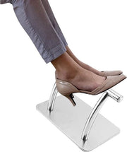Sedia per parrucchiere pieghevole con supporto per piedi in acciaio inox massello per salone di bellezza e centro benessere - Grigio