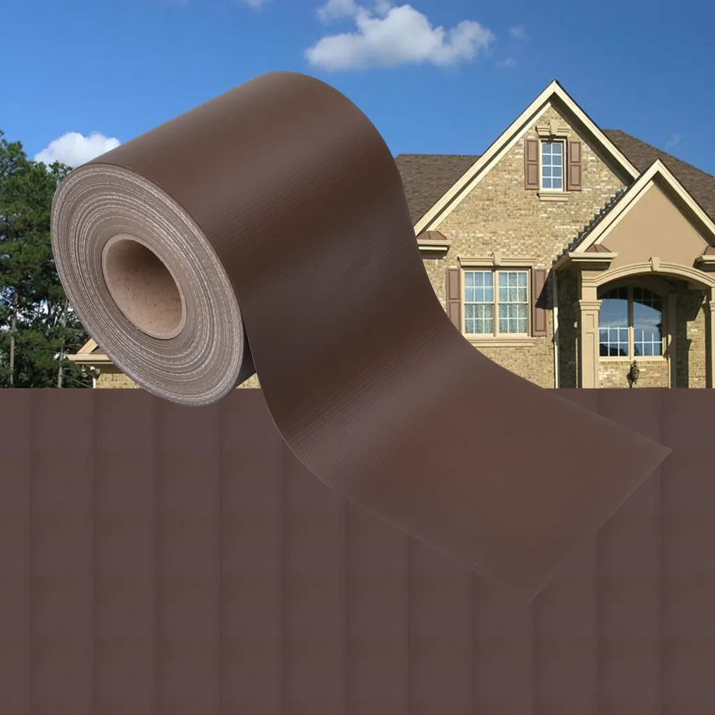 Recinzione Frangivento da Giardino PVC 35x0,19 m Marrone 147861