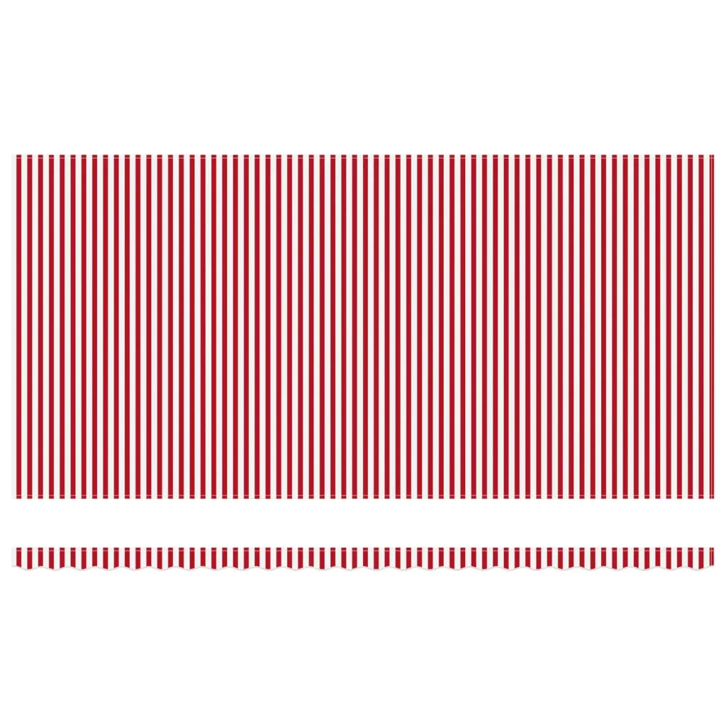 Tenda Retrattile Rosso e Bianco 600 × 350 cm 3331723