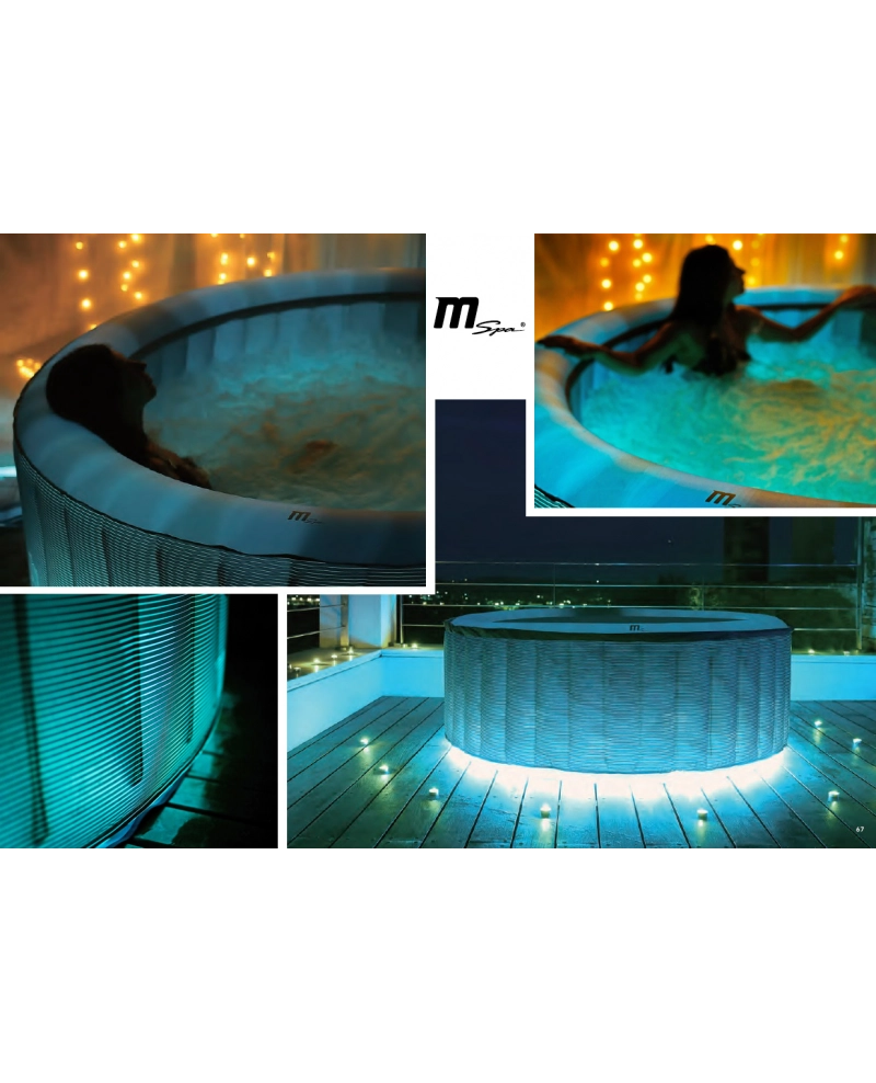 Minipiscina SPA idromassaggio gonfiabile da esterno o interno 204cm accessoriata Sicorage Ryast