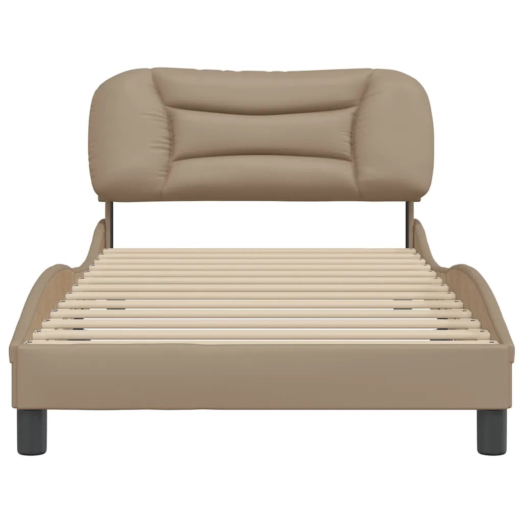 Giroletto senza Materasso Hvar Cappuccino 100x200 cm in Similpelle 3207985