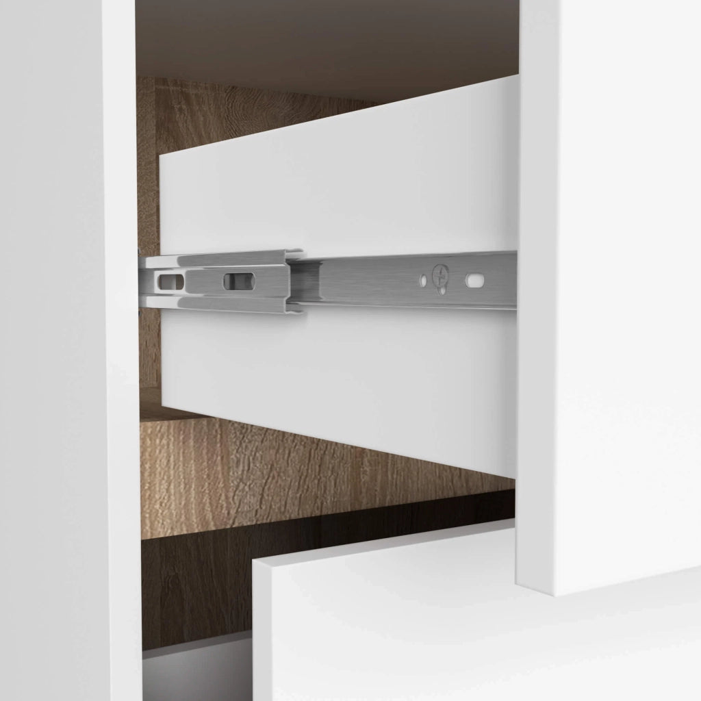 Mobile bagno sospeso senza lavabo VAMI Bianco, Sonoma Quercia 90 cm 2 cassetti 90x45,5x60 cm