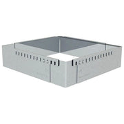 DE BUYER 3013.43 Quadro Telaio per Pasticceria Regolabile Acciaio Inox 18-8 da 43x29 cm a 56x84 cm Altezza 5 cm colore Grigio