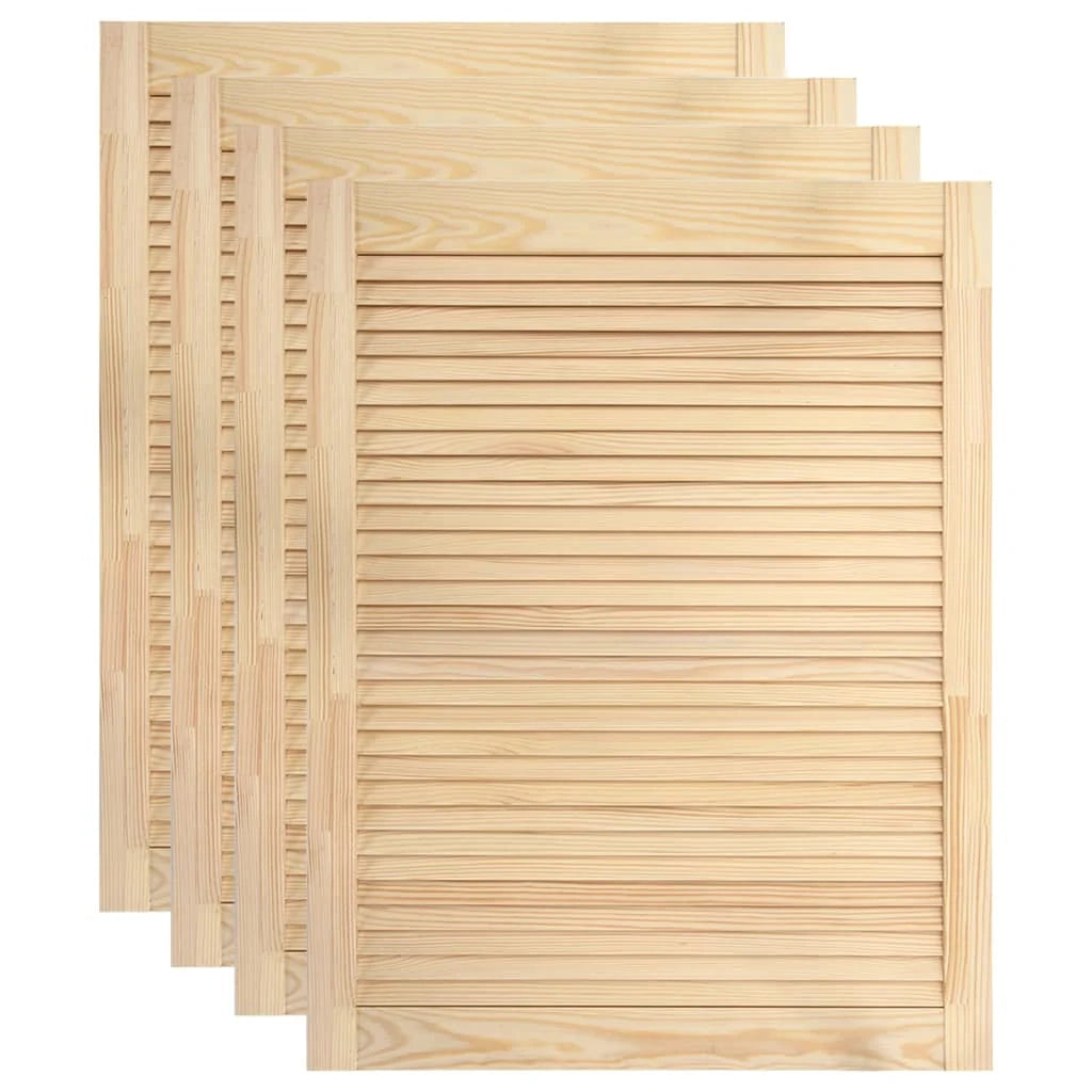 Porte a persiana a 4 pezzi legno di pino massiccio 69 x 49,4 cm 02_0003921
