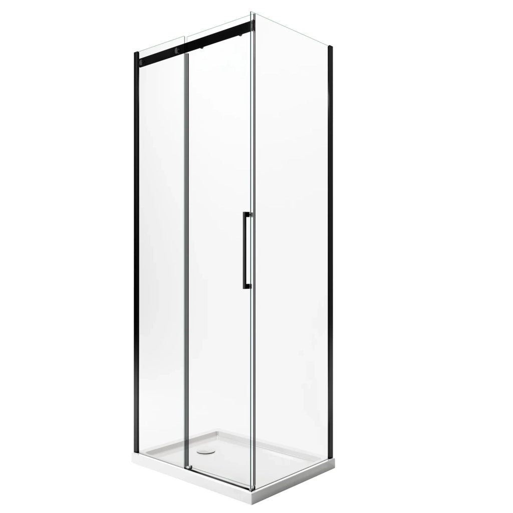 Box Doccia 70x110 CM 198 CM Vetro Trasparente 8 MM Versione Sinistra con EasyClean mod. Prime Bla Duo 1 Anta