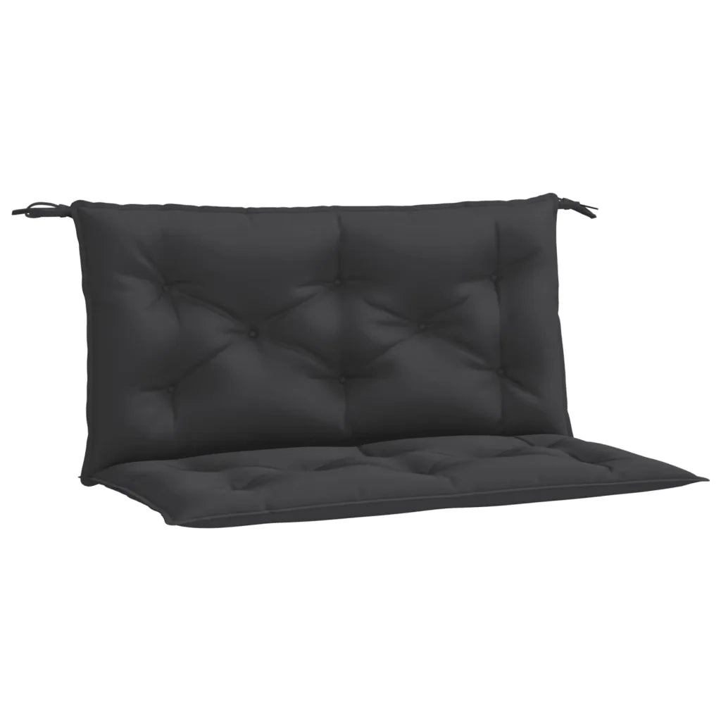 Cuscini Panca da Giardino 2pz Neri 100x50x7cm Tessuto Oxford 361666