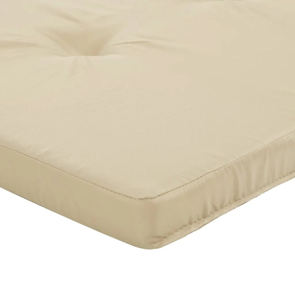 Cuscini per Sedia a Sdraio 2 pz | Cuscini per sedie Beige in Tessuto Oxford