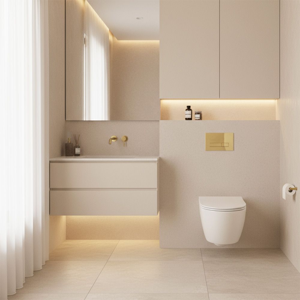 Telaio Wc Da Incasso K011a-q Rea Hd Gold