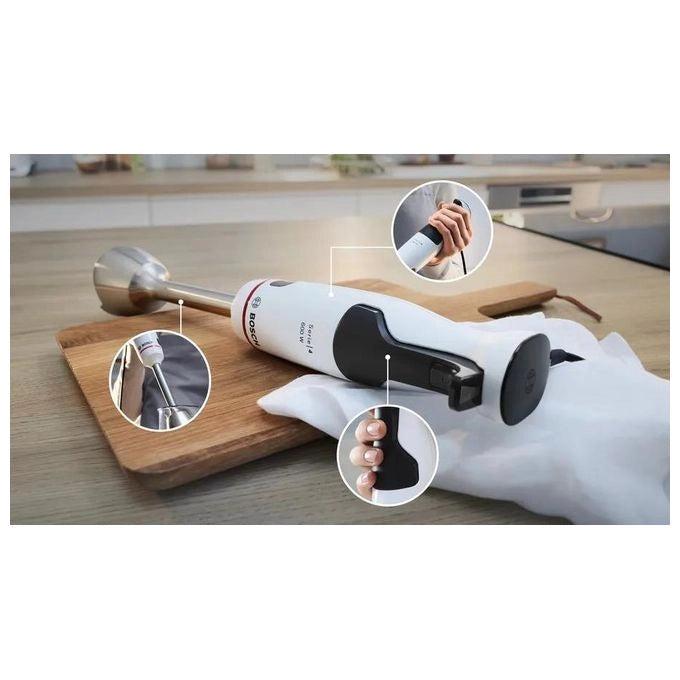 Bosch Serie 4 MSM4W221 frullatore 0,6 L Frullatore ad immersione 600 W Bianco