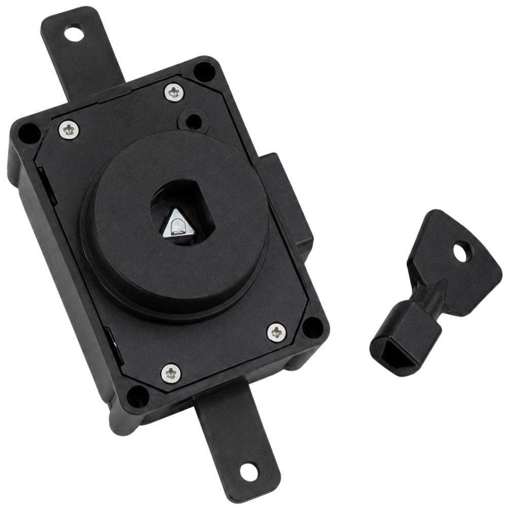 Serratura dkc conchiglia scs86/tr9/l per armadi in vetroresina