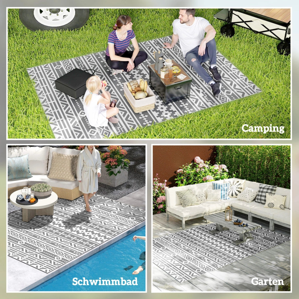 Tappeto da Esterno Robusto e Impermeabile ¨C zephmum ¨C Stile Boho