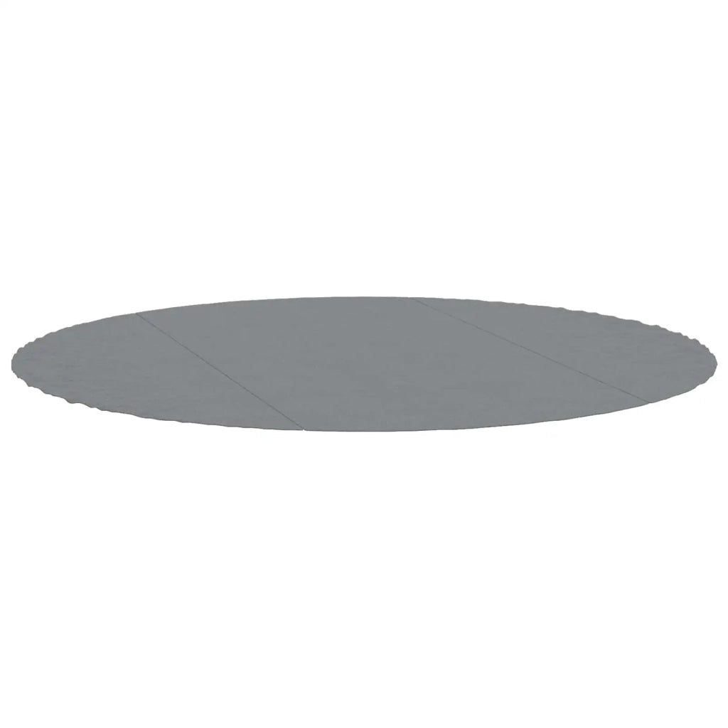 Telo Sotto Piscina Grigio Chiaro Ø306 cm Geotessile Poliestere 94224