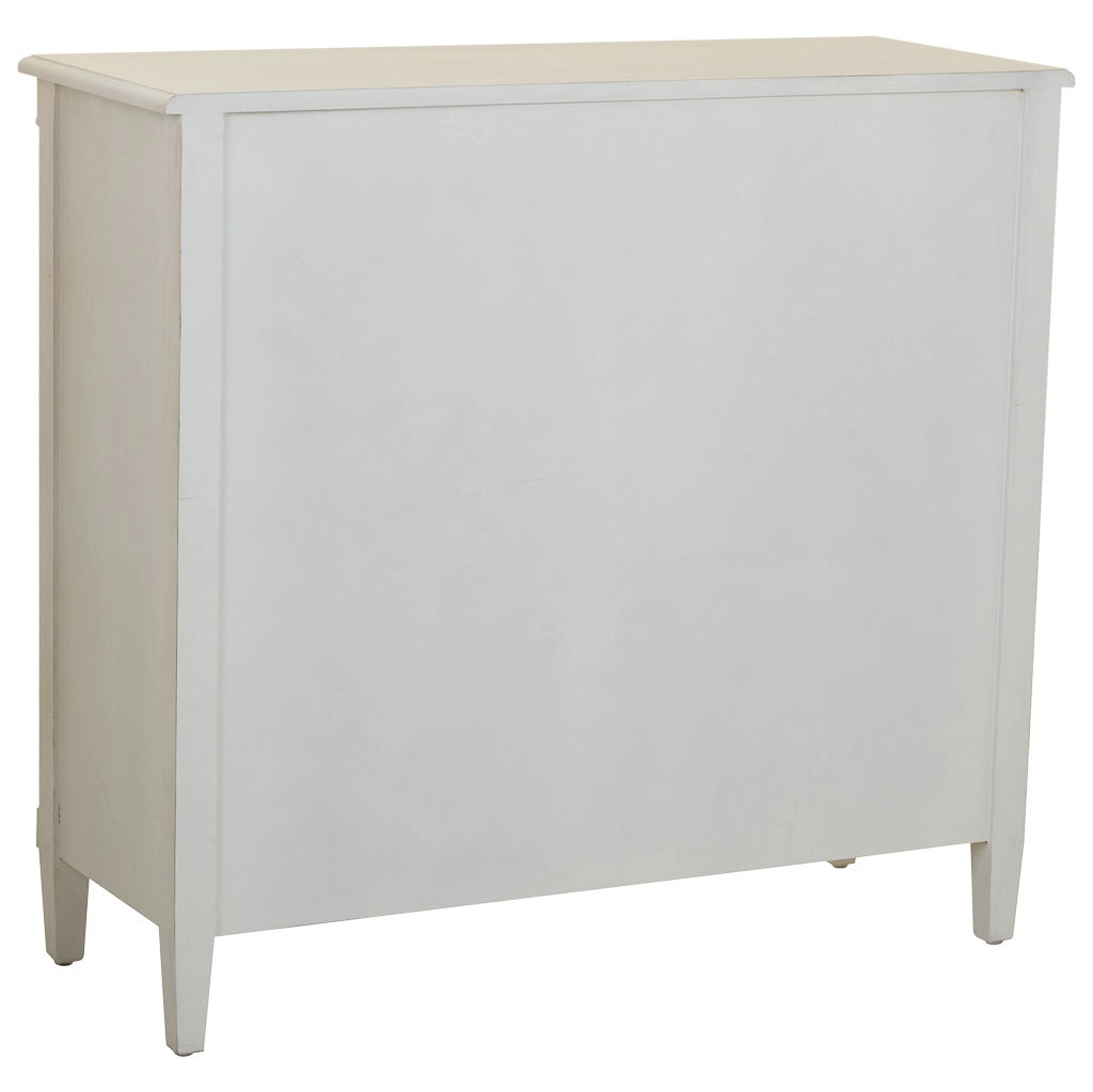 Credenza in legno bianco 95x36x88h