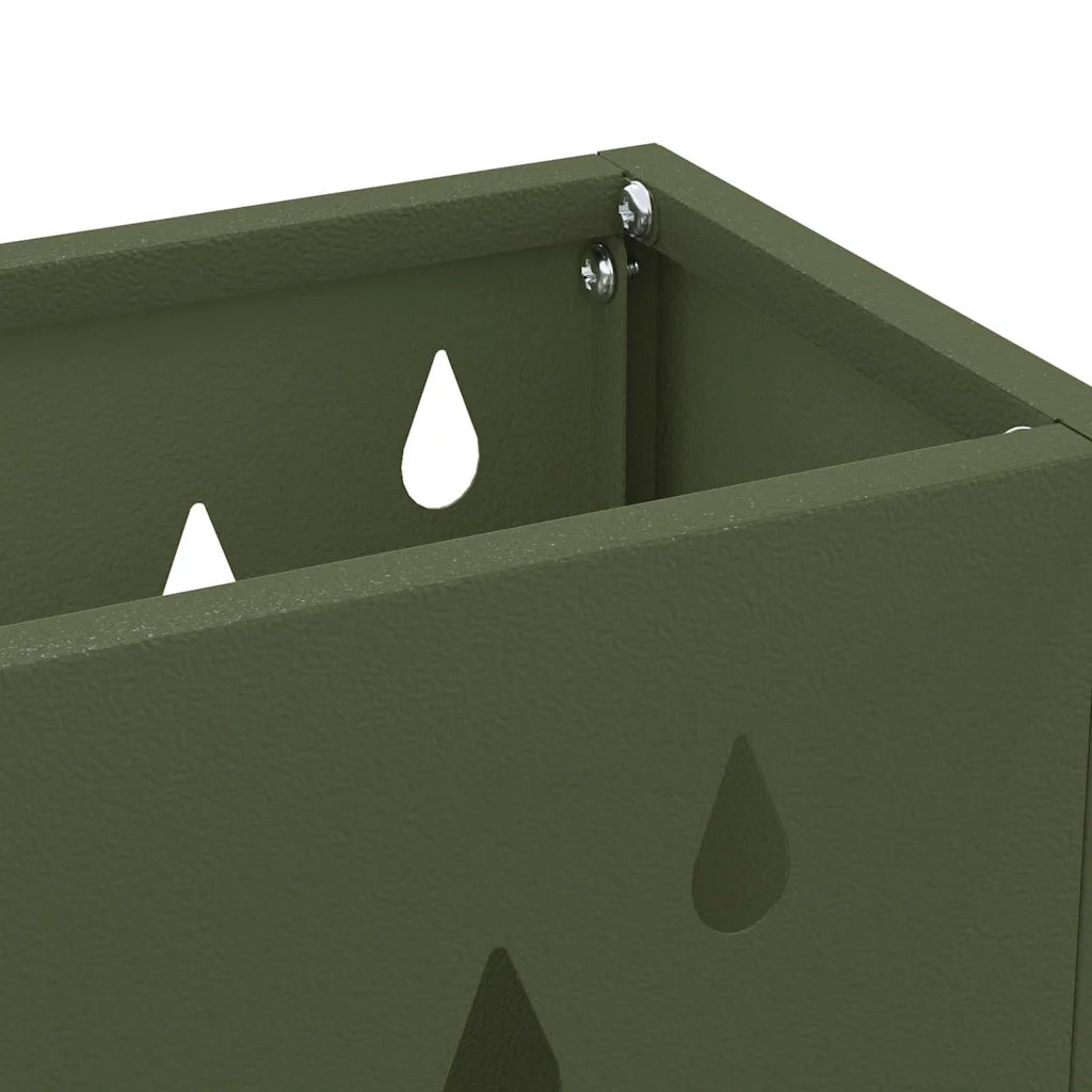 Supporto per Ombrellone Oliver verde 28 x 12 x 41 cm Acciaio 868522