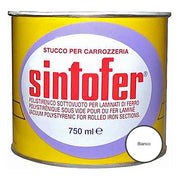 Stucco sintofer per ferro bicomponente poliestere 750 ml *** colore- bianco, confezione 1