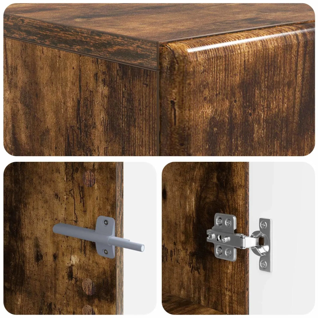 Mobile TV Rovere Fumo Legno ingegnerizzato 897560