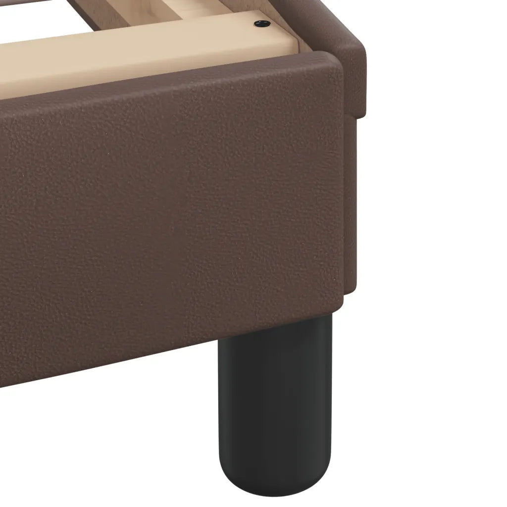 Letto con Materasso Hvar Marrone 80x200 cm in Similpelle 3208684