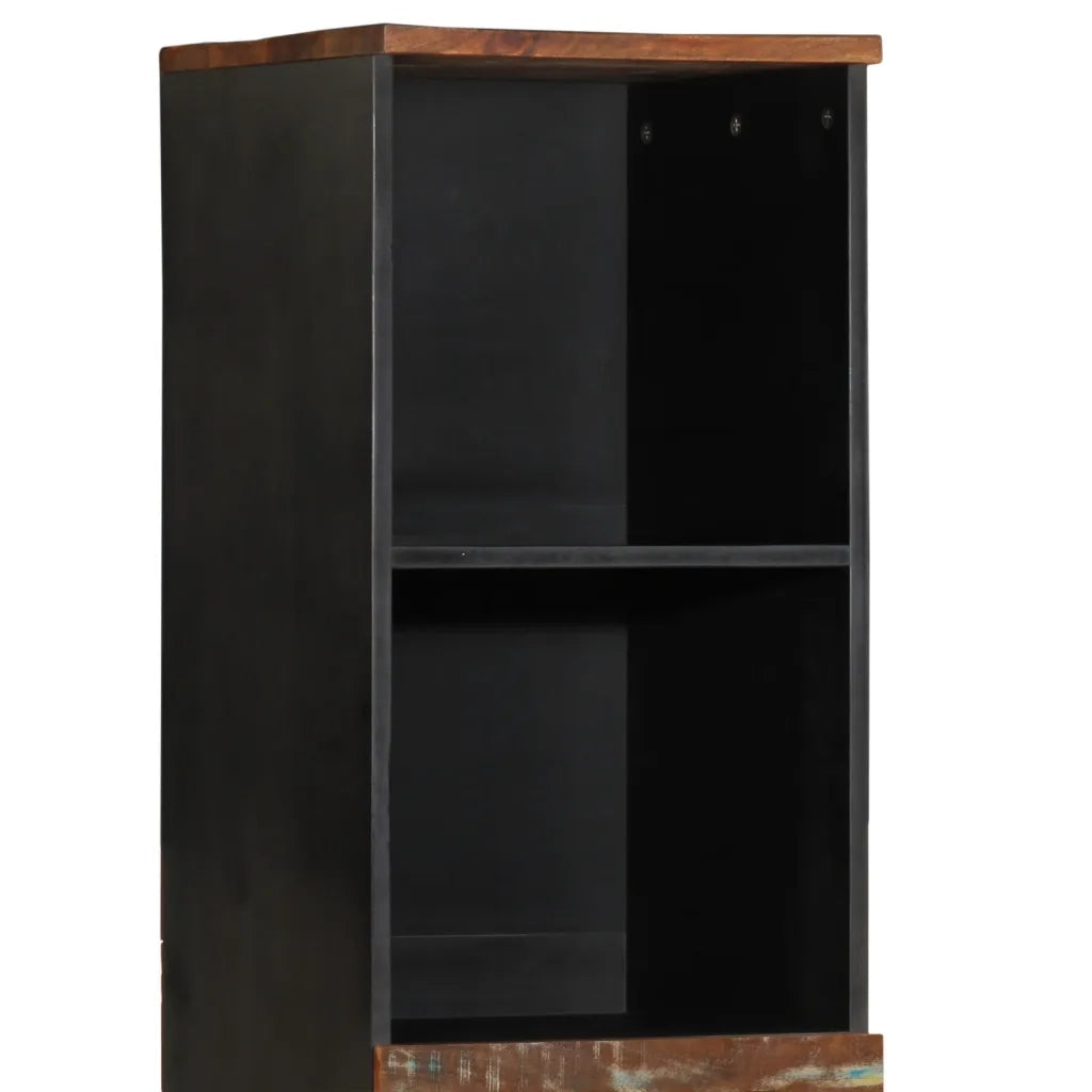 Mobile da Bagno 38x33x160 cm in Legno Massello di Recupero 352000
